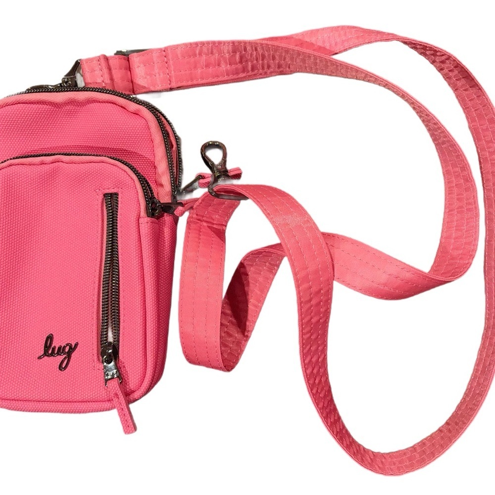 Lug Bright Pink Crossbody Bag NWOT